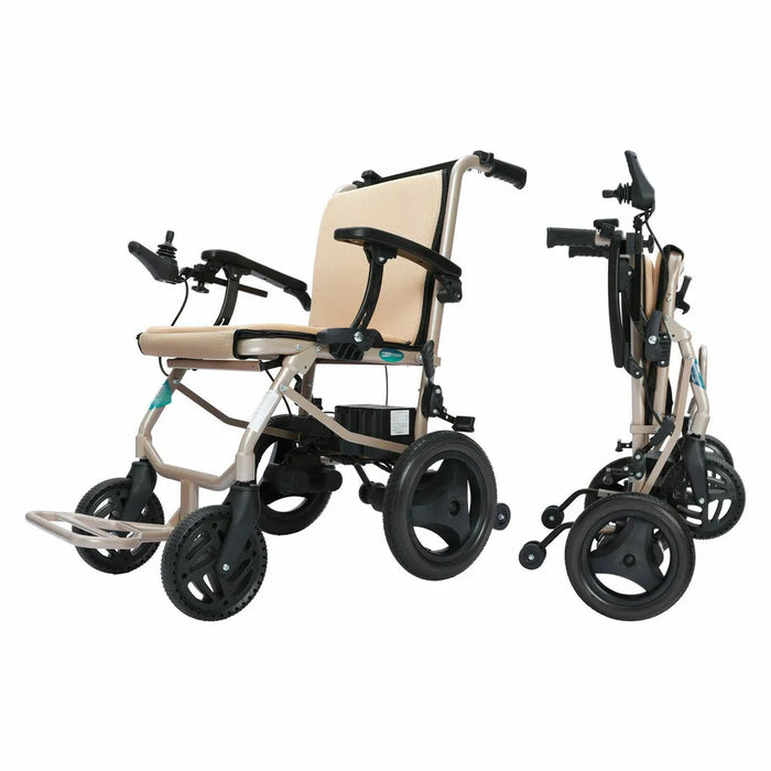 Meubon Electric Lightweight Folding Motorized Power Wheelchair I Your Essential Medical Mobility Aid I Model MB3321447