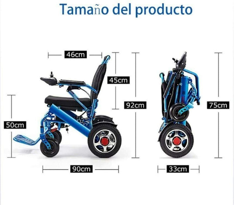 Folding Electric Powered Mobility Wheelchair: Lightweight Motorized Wheel Chair for Enhanced Freedom