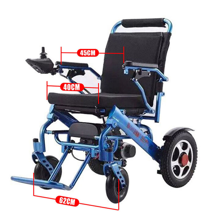 Folding Electric Powered Mobility Wheelchair: Lightweight Motorized Wheel Chair for Enhanced Freedom