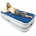 TWIN Durable Air Mattress Built-in Quick Pump with Storage