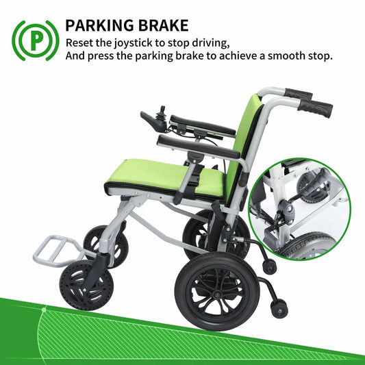 Explore Freedom with our Folding Lightweight Electric Power Wheelchair: Your Ultimate Motorized Mobility Aid I Model: MBHBLD3C